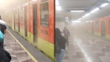 Se reportó humo en la