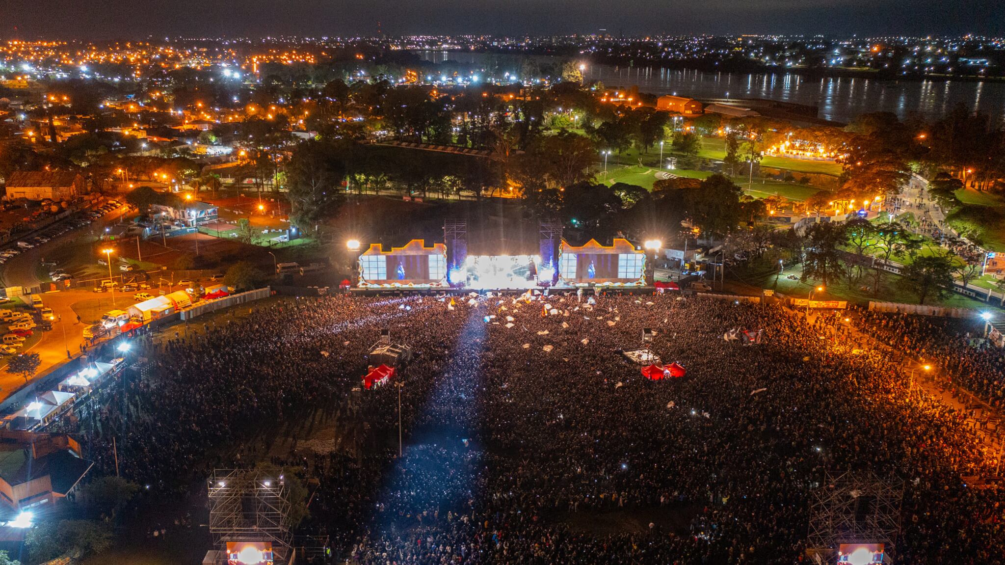 Un show de La Renga en Concordia