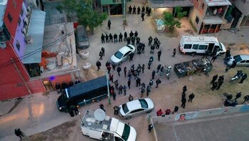 Parte del megaoperativo