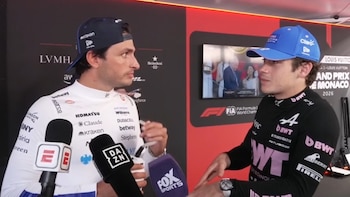El notable gesto de Colapinto con Sainz tras su toque en el GP de Mónaco de la Fórmula 1: “¿Estabas roto?”