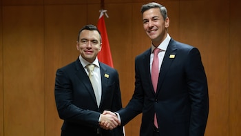 Daniel Noboa recibirá a Santiago Peña en una visita para ampliar la cooperación entre Ecuador y Paraguay