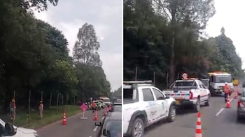 Accidente en la Autopista Norte paraliza salida de Bogotá hacia Chía