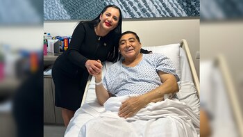 Sandra Cuevas visitó a Carlos