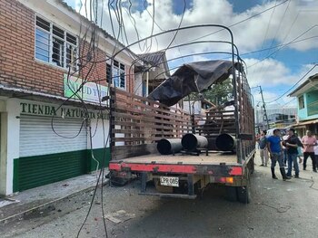 Así quedó la estación de