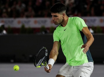 Alcaraz en acción en México