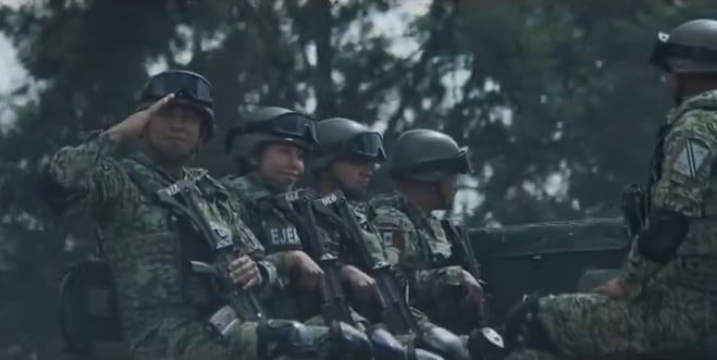 Se suman a los diversos elementos de las fuerzas de seguridad enviados hace varias semanas Foto: SEDENA
