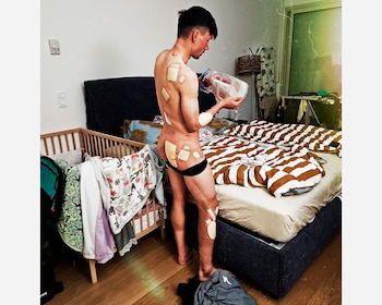 Primoz Roglic mostró cómo quedó