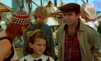 Norberto Díaz junto a Jimena