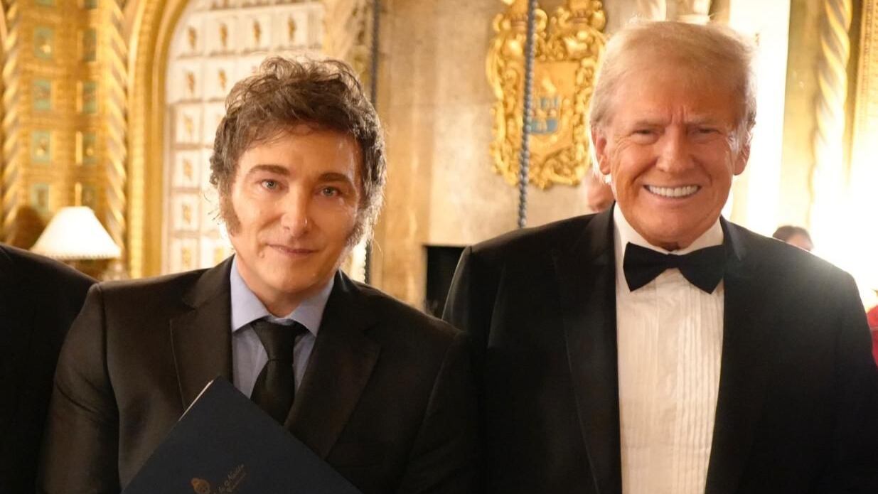 Javier Milei y Donal Trump