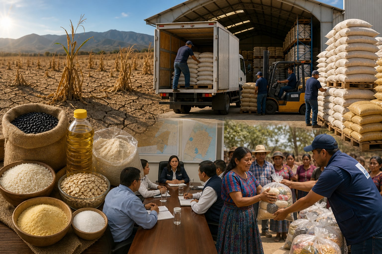 Agricultura aprueba medidas para reforzar las reservas alimentarias en Guatemala ante la sequía de este y próximo año