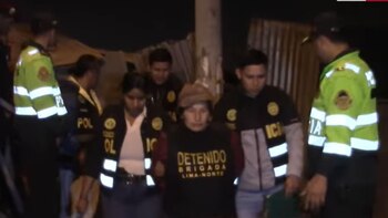 Durante la operación, fue detenida