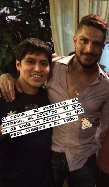 Paolo Guerrero y su sobrino