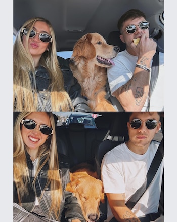 La periodista y el futbolista