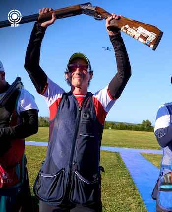 Alessandro De Souza es uno de los principales exponentes del tiro deportivo en el Perú.