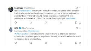 La RAE resolvió la duda sobre cómo se le llama al esposo de una presidenta - crédito X