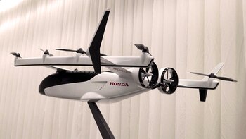 La maqueta del eVTOL, que