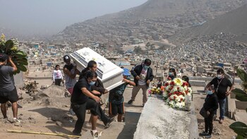 Una familia peruana enterró a