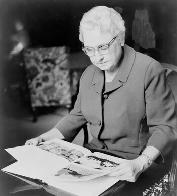 La mujer notó la poca