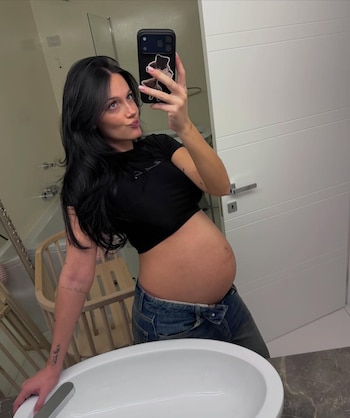 Oriana Sabatini posó con un