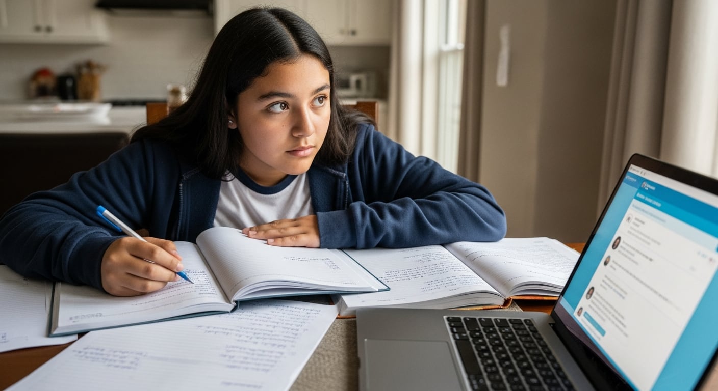 Docentes y especialistas coinciden en que la inteligencia artificial generativa obliga a las escuelas a repensar los deberes, para evitar que los estudiantes se limiten a copiar y pegar las respuestas de un chatbot. (Imagen Ilustrativa Infobae)