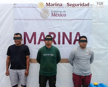 Detenidos en Chiapas con cocaína