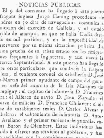 Noticia publicada en La Gaceta