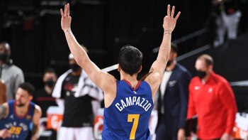 Pases de fantasía, elogios del entrenador y al borde de un triple-doble: el gran aporte de Campazzo para que Denver dé vuelta la serie ante Portland