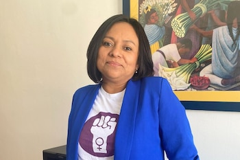 La periodista nicaragüense Maryorit Guevara denuncia las amenazas y persecución que la obligaron a exiliarse en España. (Cortesía: Efeminista)
