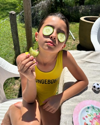 China Suárez en familia