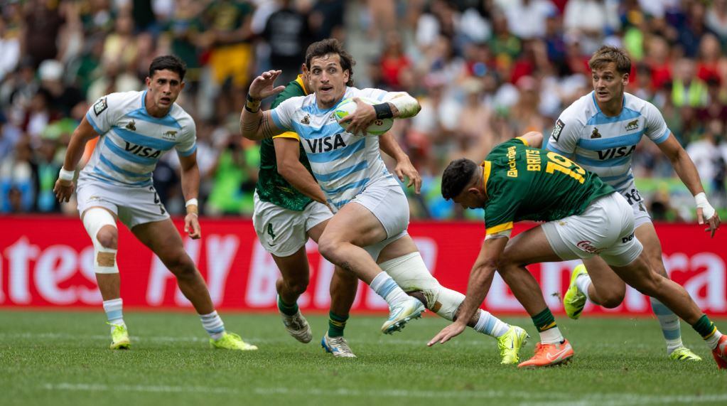 Los Pumas perdieron con Sudáfrica en la final del Rugby Seven de Ciudad del Cabo