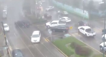 El tiroteo ha comenzado después