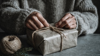 Regalos envueltos de forma creativa