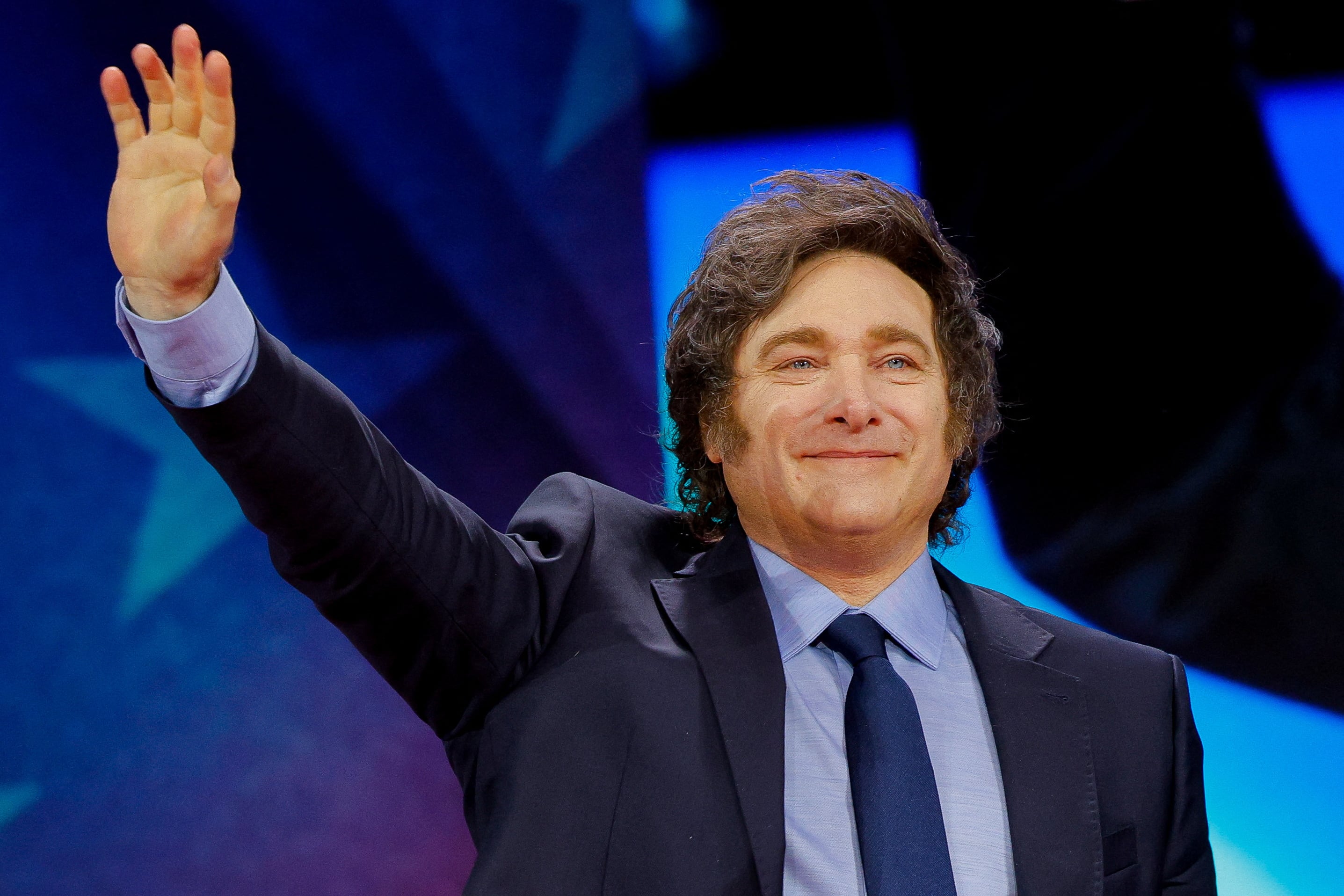 Javier Milei en CPAC. REUTERS/Brian Snyder