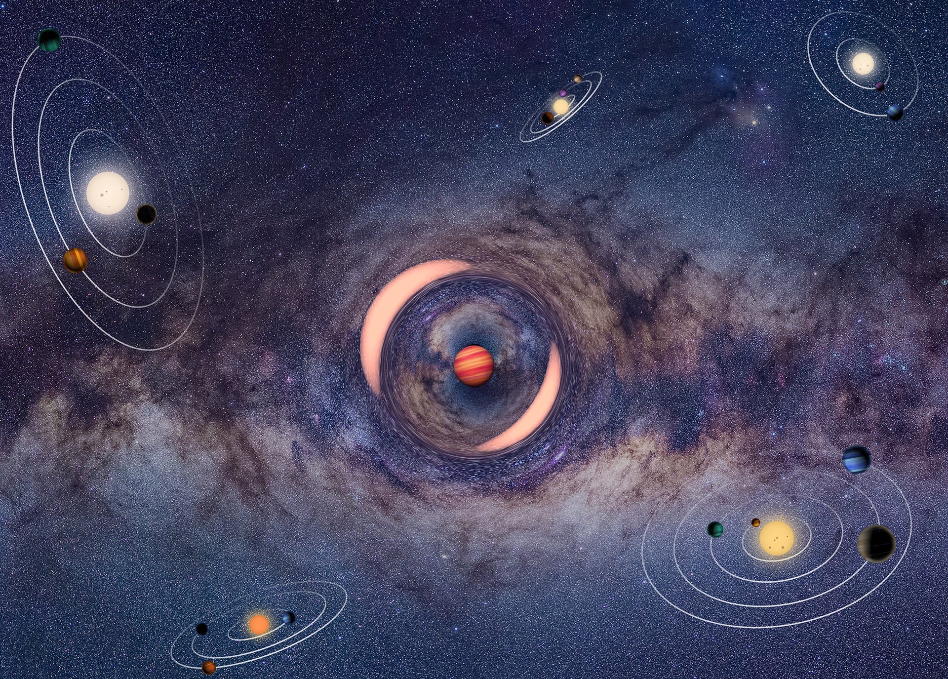 Científicos logran medir por primera vez la masa y la distancia de un planeta errante mediante observaciones coordinadas desde la Tierra y el espacio./Crédito OGLE