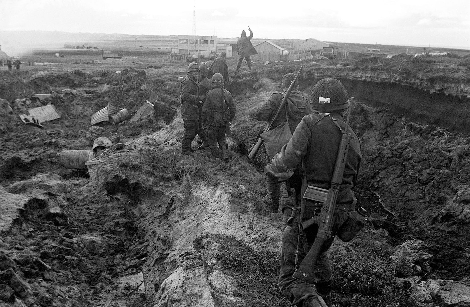 El FMK-3 tuvo su bautismo de fuego en la guerra de Malvinas de 1982 y quedó registrado en numerosas fotografías del conflicto (Foto: Román von Eckstein)