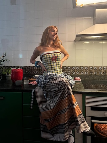 La cantante lució algunos de