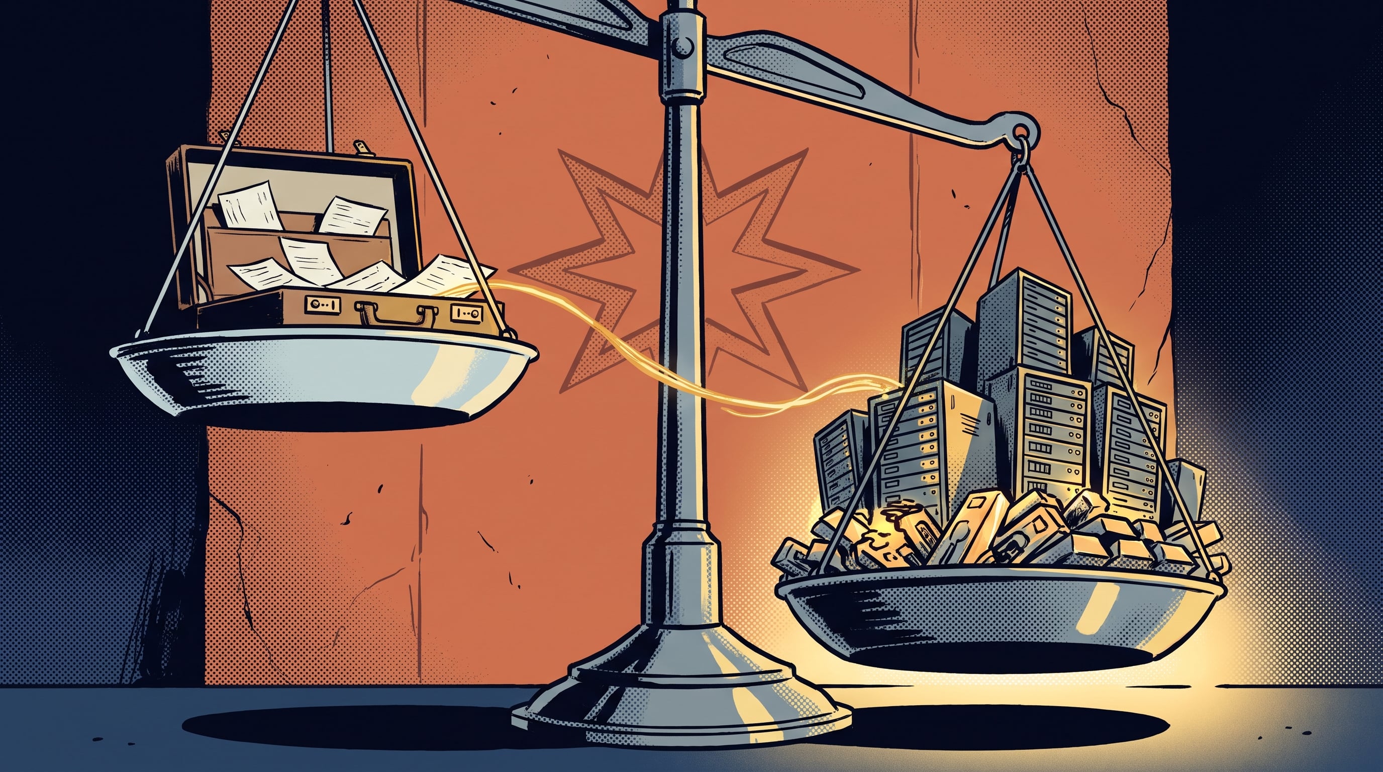 Según el informe del Anthropic Institute, el PBI crecería un 32,4% y las ganancias del capital subirían un 81%, pero la masa salarial total quedaría prácticamente congelada con un avance de apenas 0,5%. (Imagen Ilustrativa Infobae)