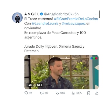 Ángel de Brito confirmó los cambios en canal Trece