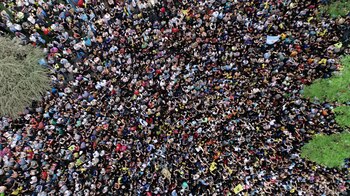 El acto fue frente a