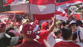 Una fila de 7 kilómetros