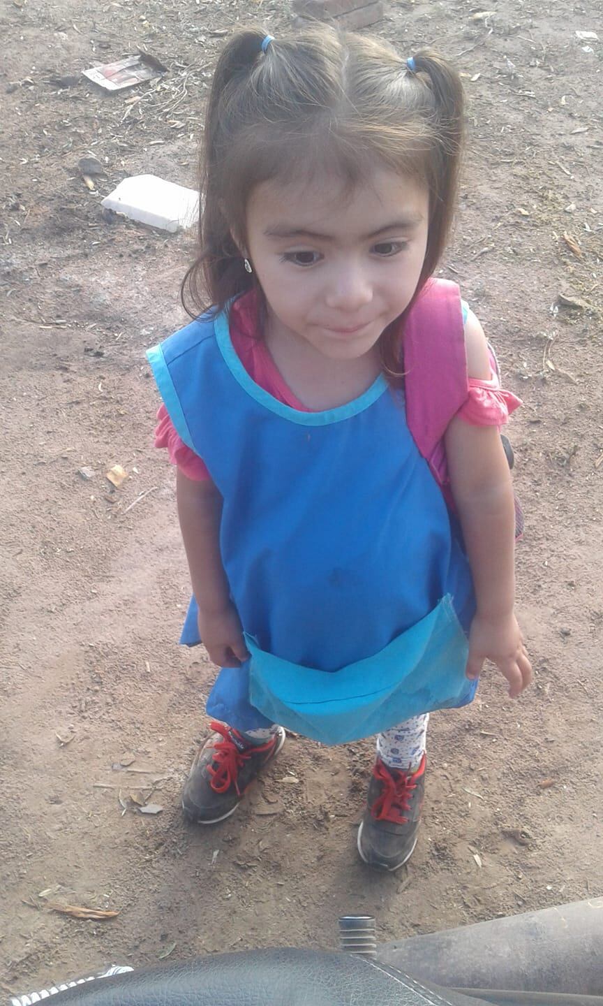La niña murió el sábado 16 de mayo (Facebook)