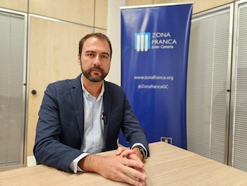 18/09/2026 El delegado especial del Estado de la Zona Franca de Gran Canaria, Gabriel Corujo, en las oficinas de la institución en Las Palmas de Gran Canaria.
ESPAÑA EUROPA ISLAS CANARIAS ECONOMIA
Zona Franca de Gran Canaria