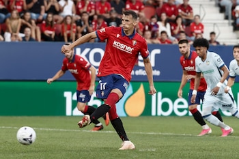 Osasuna busca redimirse de la derrota sufrida ante el Espanyol. (EFE/Jesús Diges)
