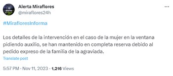 El serenazgo de Miraflores guardará