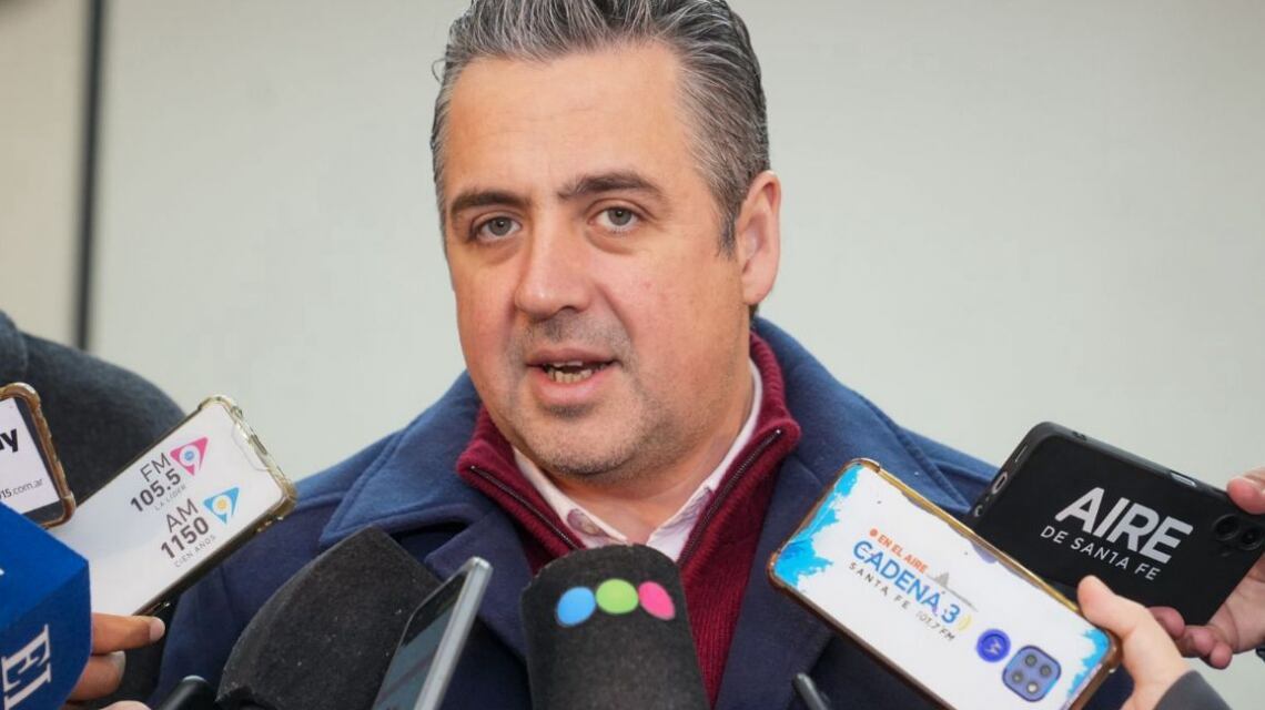 El ministro de Justicia y Seguridad de Santa Fe, Pablo Cococcioni