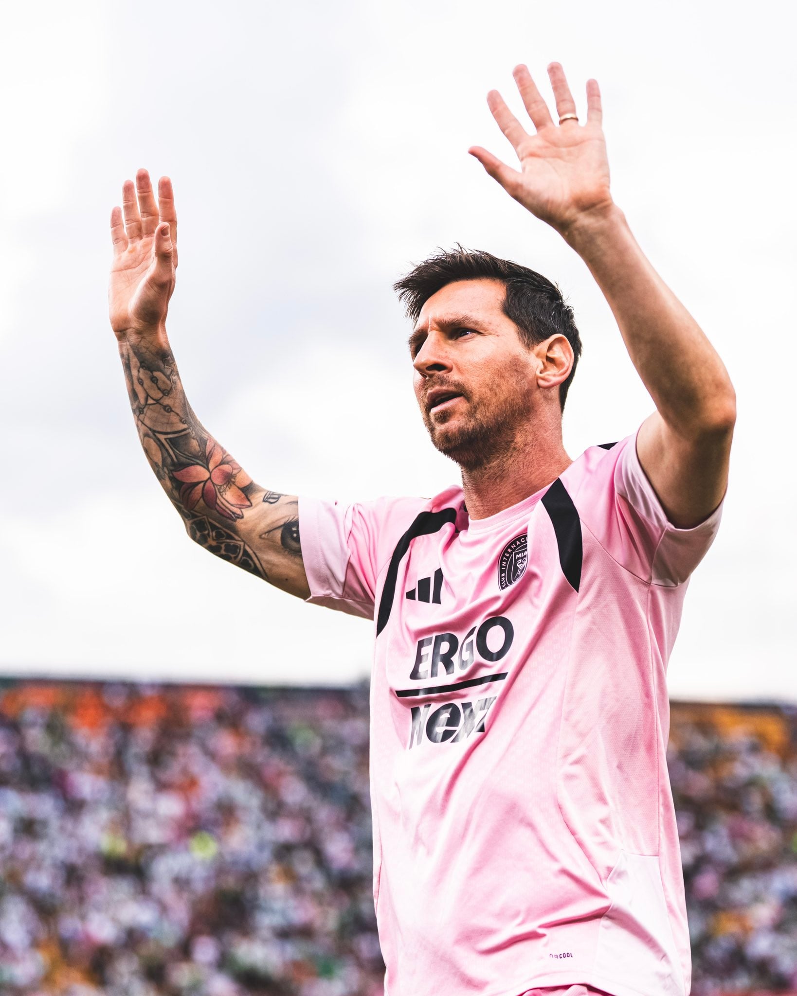 El atacante se ha destacado por su asistencia en el partido contra Atlético Nacional - crédito @InterMiamiCF/X