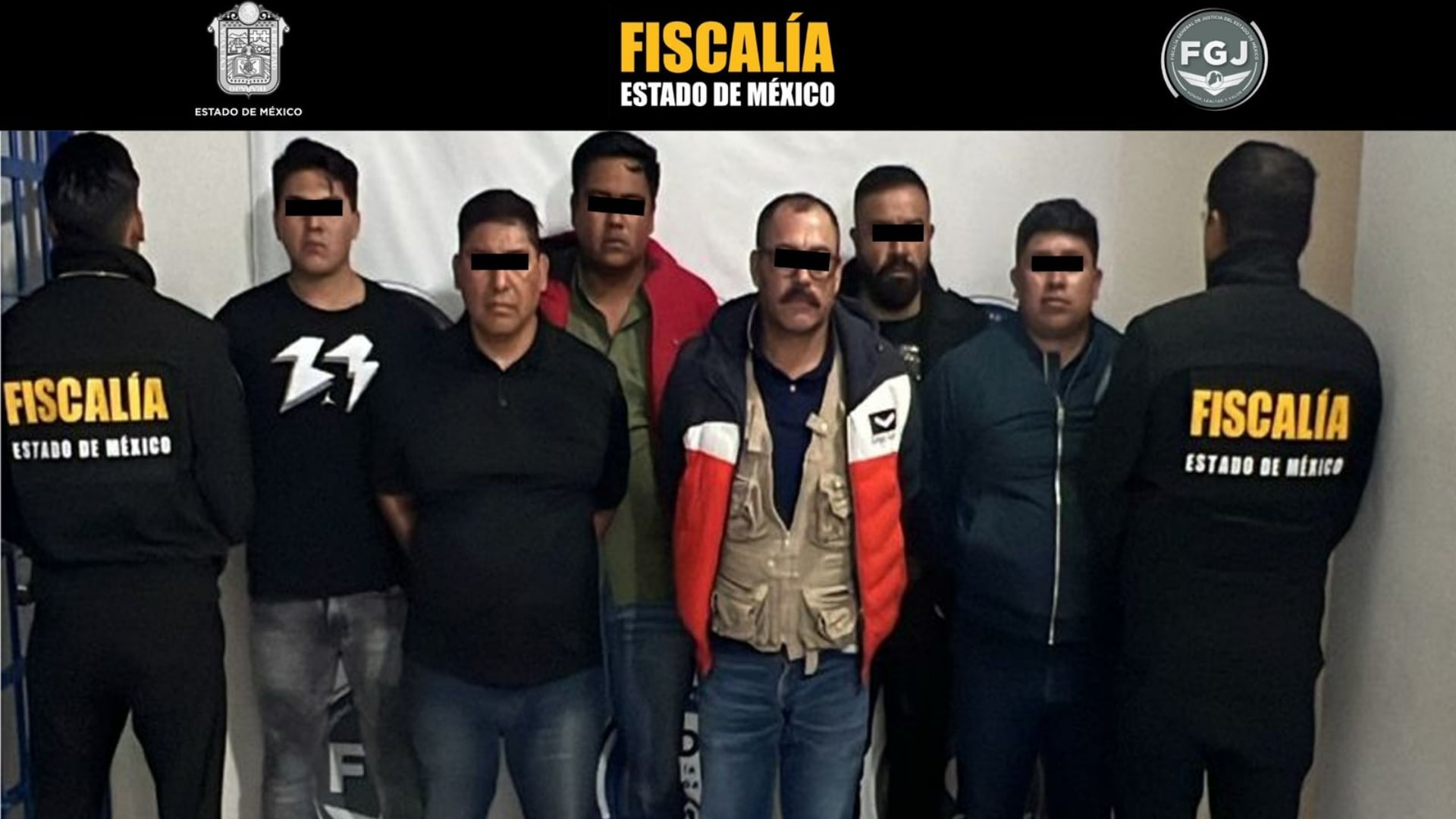 Capturan a seis hombres con armas y falsos uniformes de la Fiscalía del Edomex en Huehuetoca