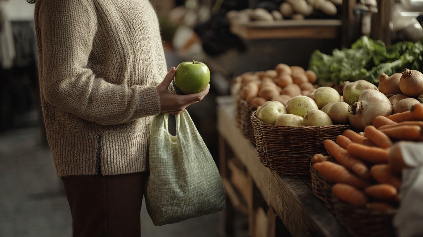 Una mujer comprando en el mercado (Imagen Ilustrativa Infobae)