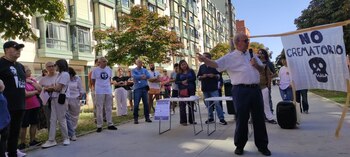 Protesta de los vecinos contra