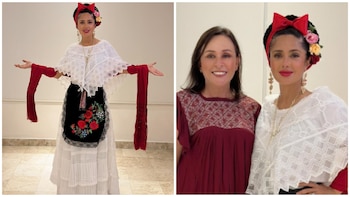 Salma Hayek vuelve a su